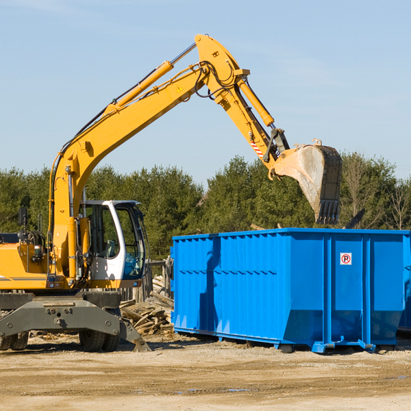 can i rent a residential dumpster for a construction project in Ewing